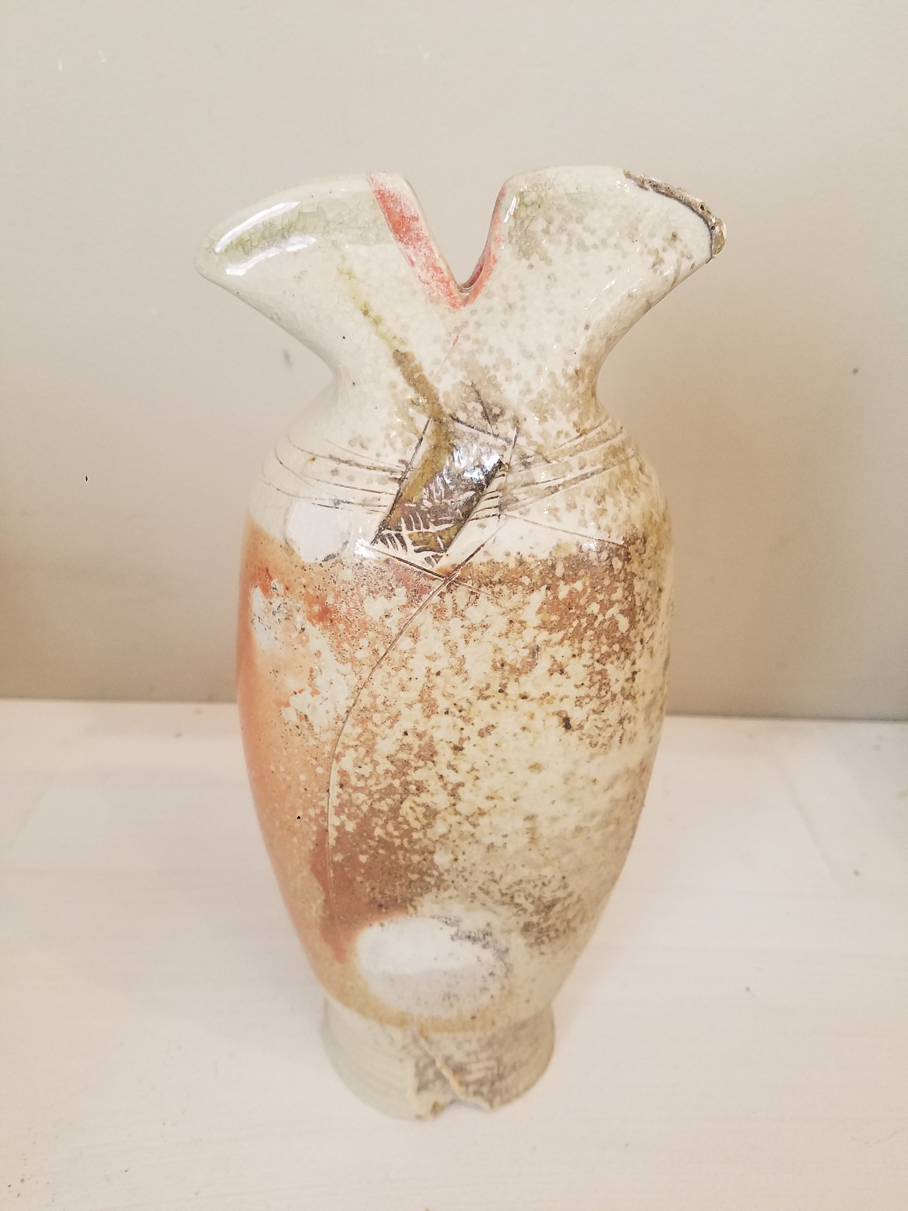 Woodfired vase #19