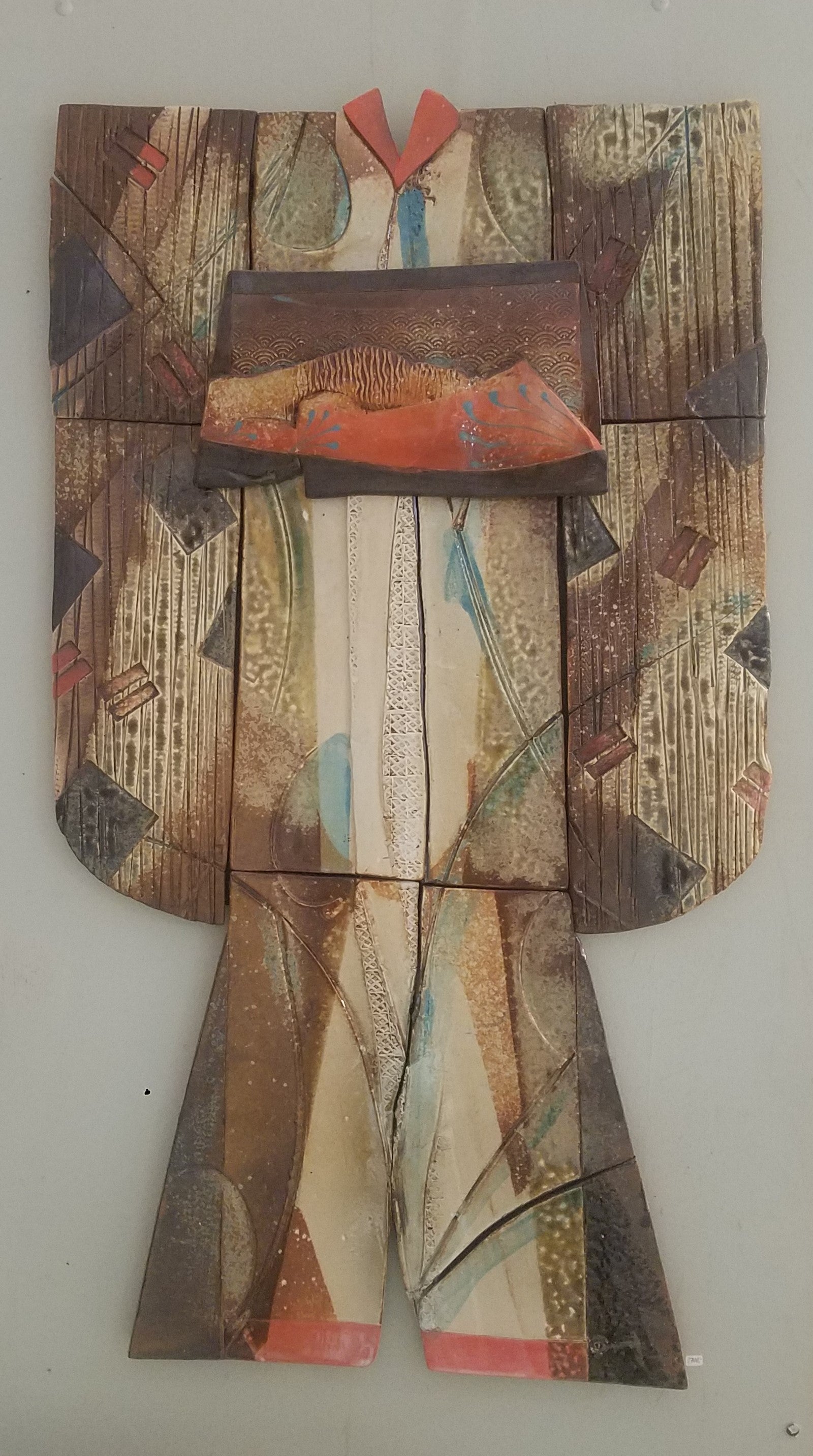 Large Ceramic Wall Kimono